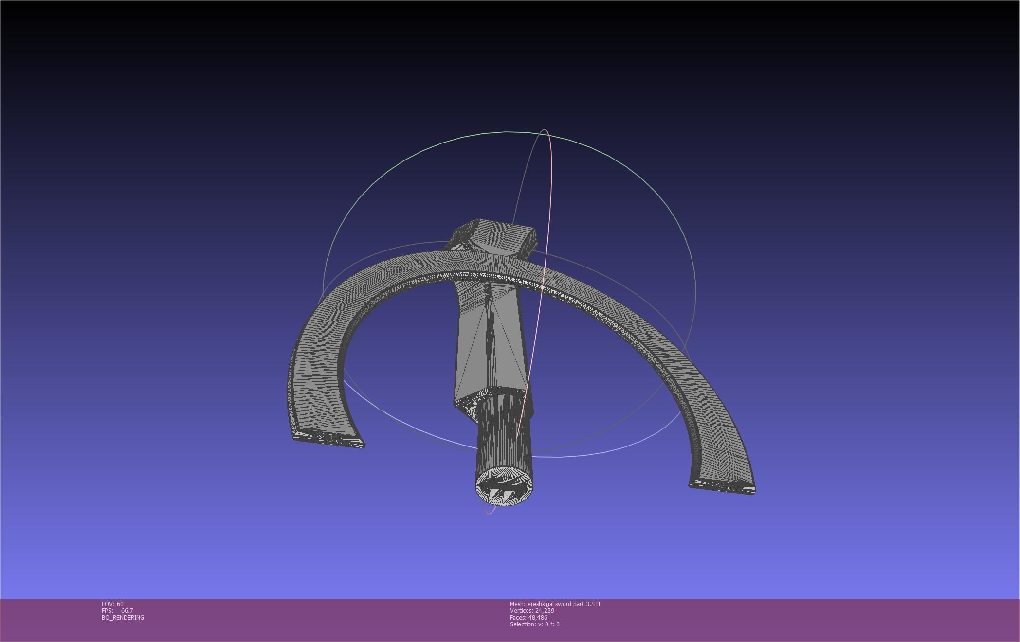 Fate Grand Order Ereshkigal Sword Printable Assembly 3D print model_117