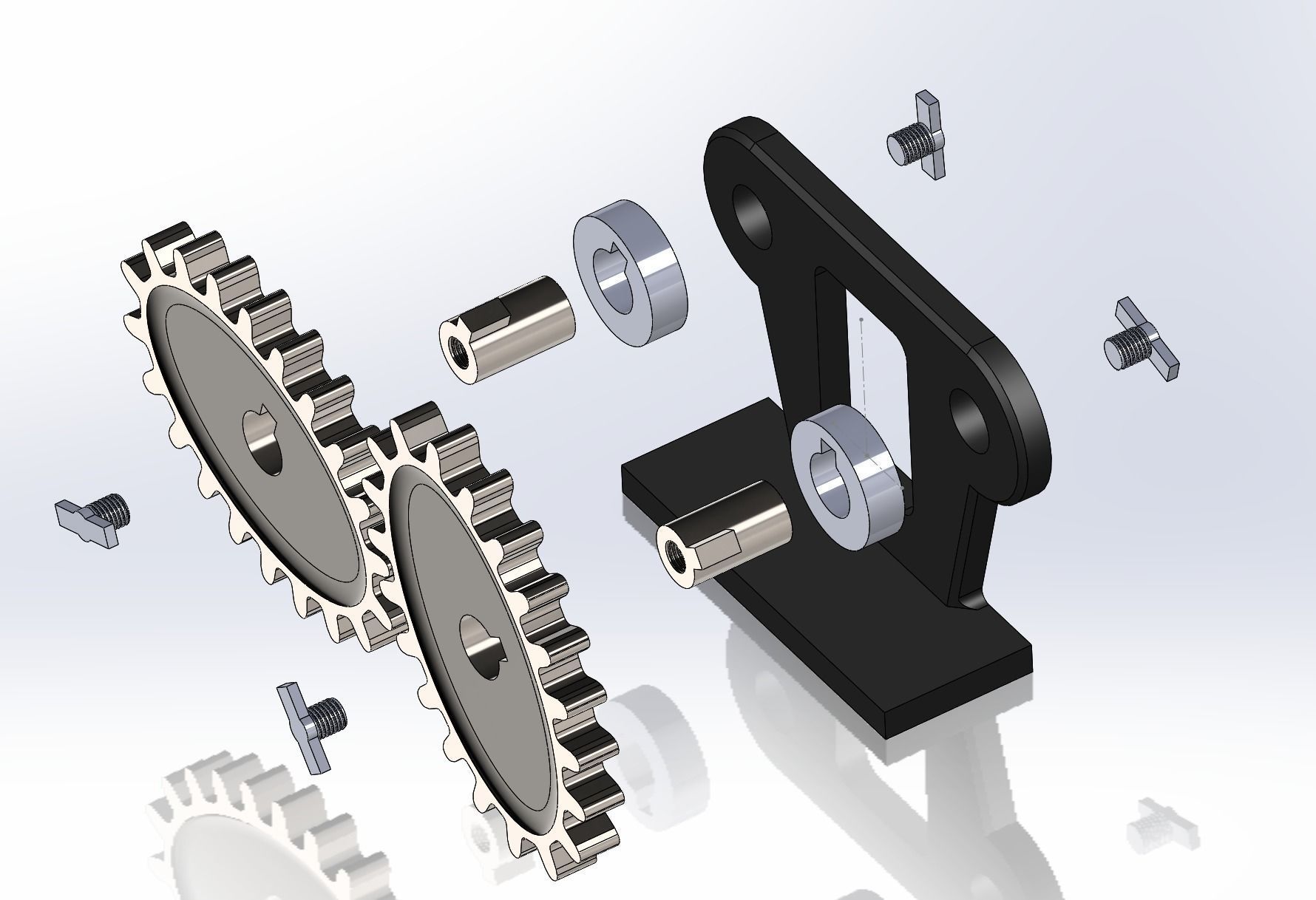 Elliptical gear - 3D Printing  3D print model_1