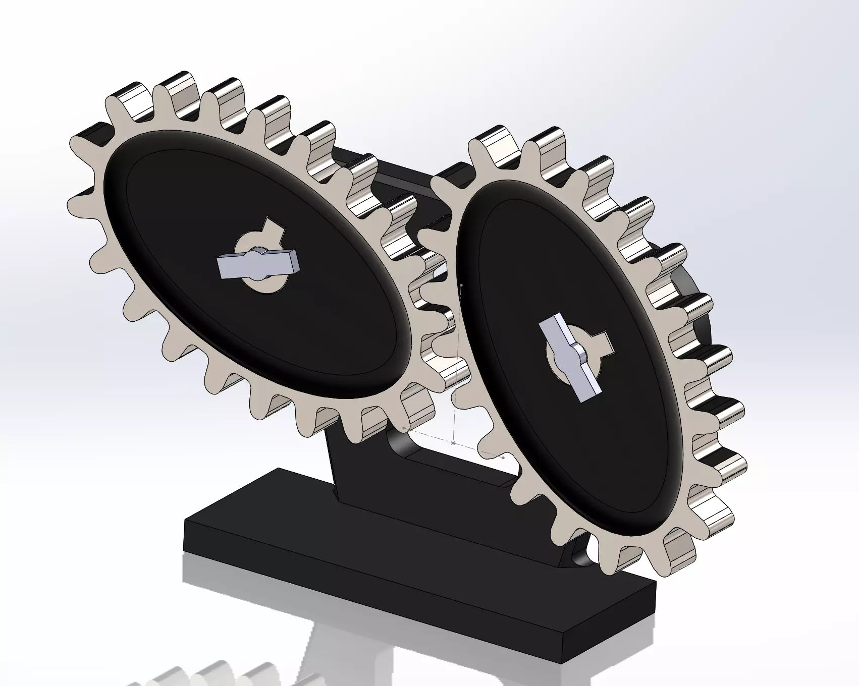 Elliptical gear - 3D Printing  3D print model_0