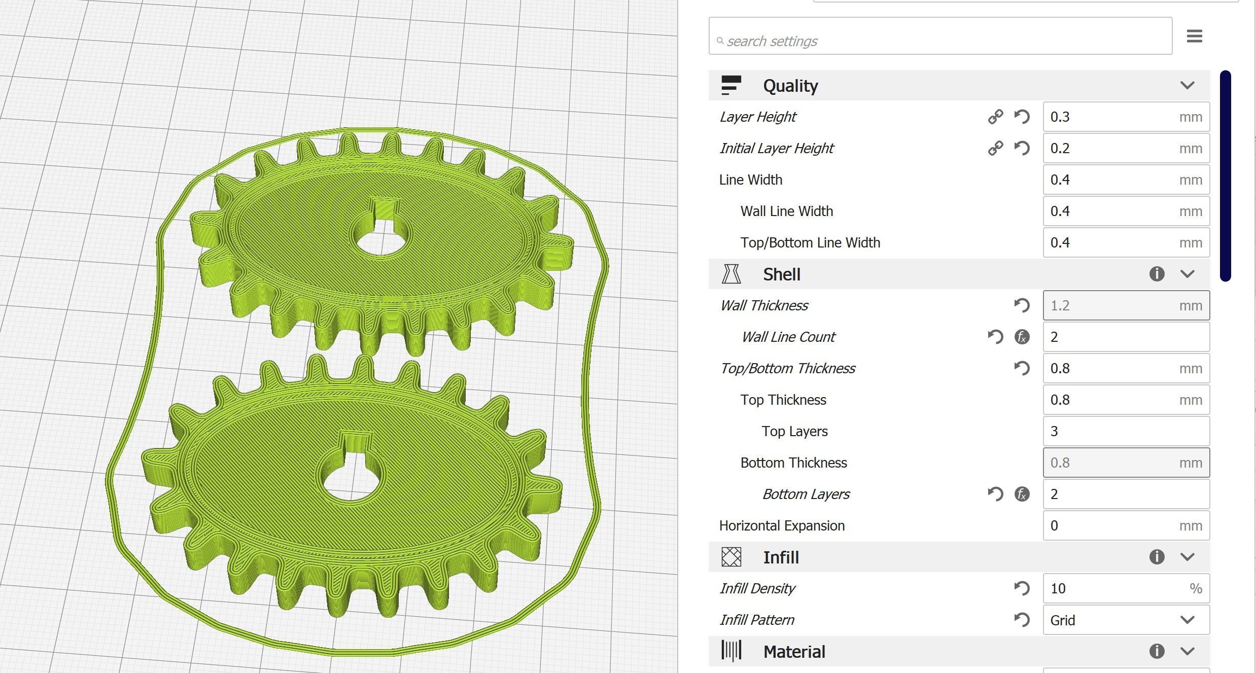 Elliptical gear - 3D Printing  3D print model_10