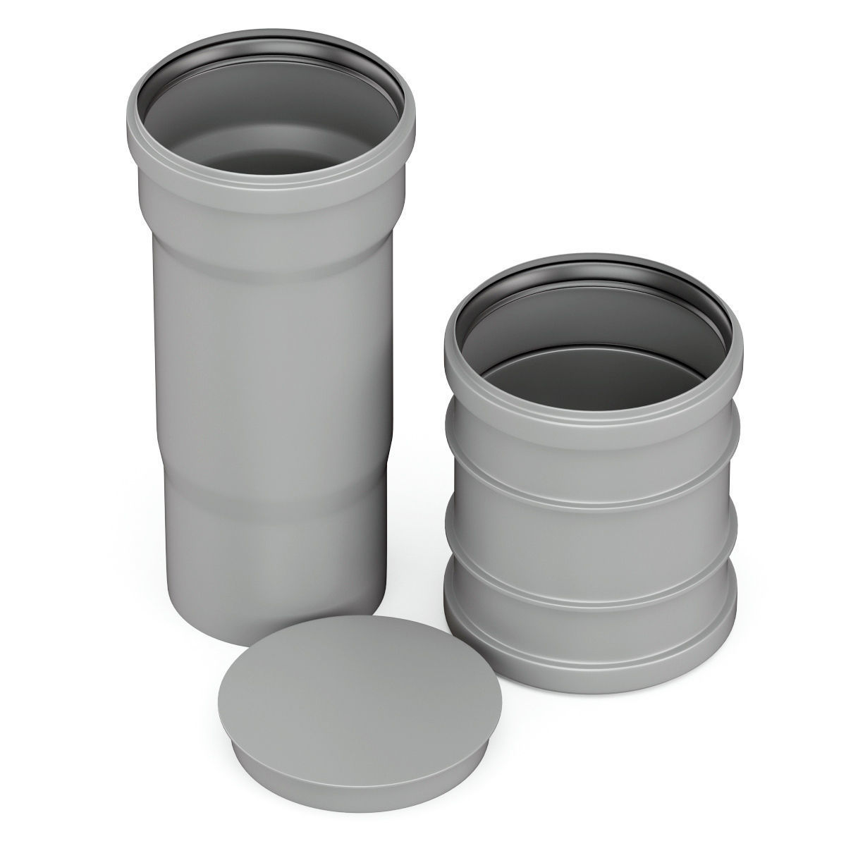 Sewer pipes collection counstraction 3D model_23