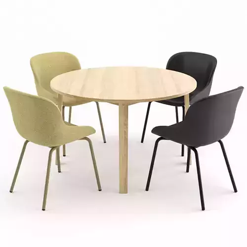 HYG Chair with Slice Table by Normann Copenhagen