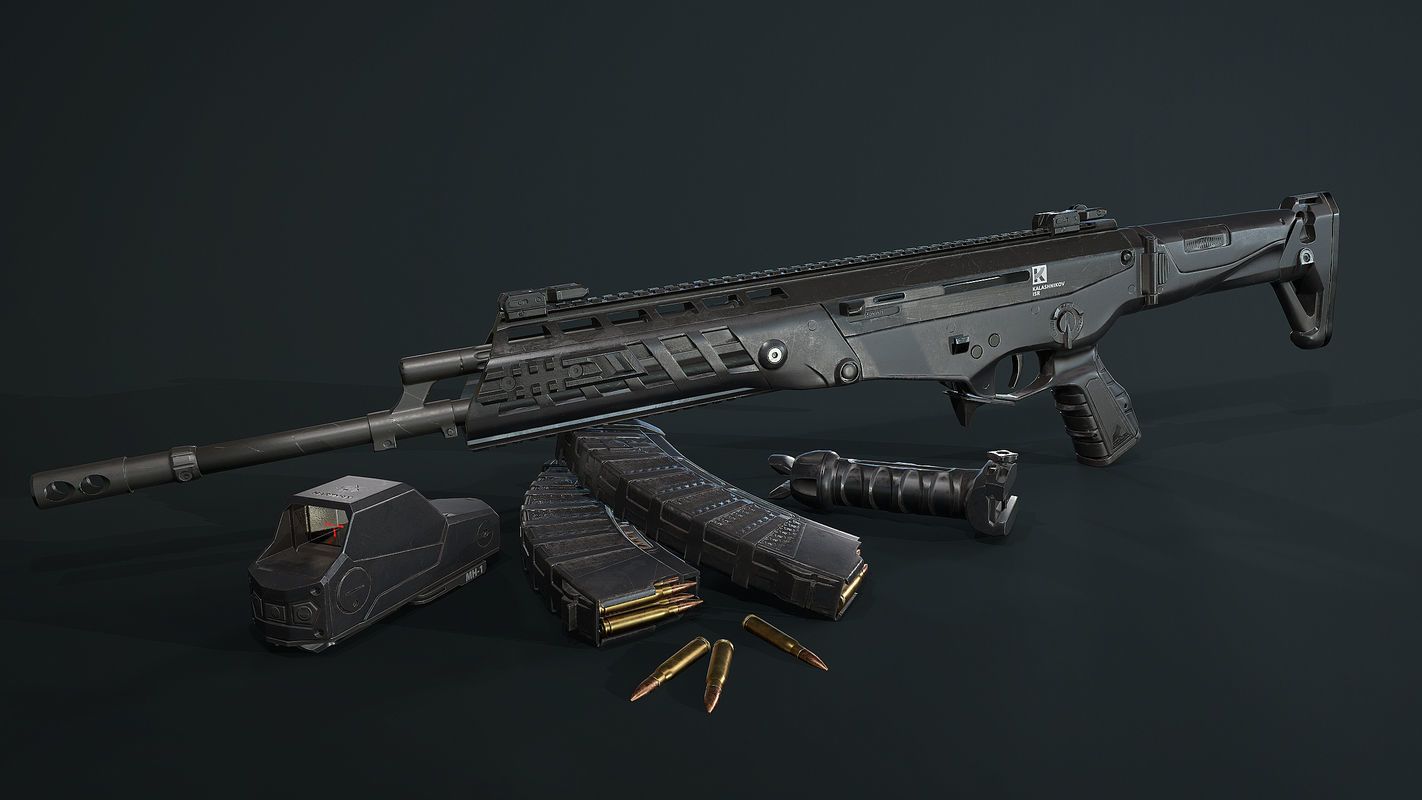 AK ALFA Low-poly 3D model_12