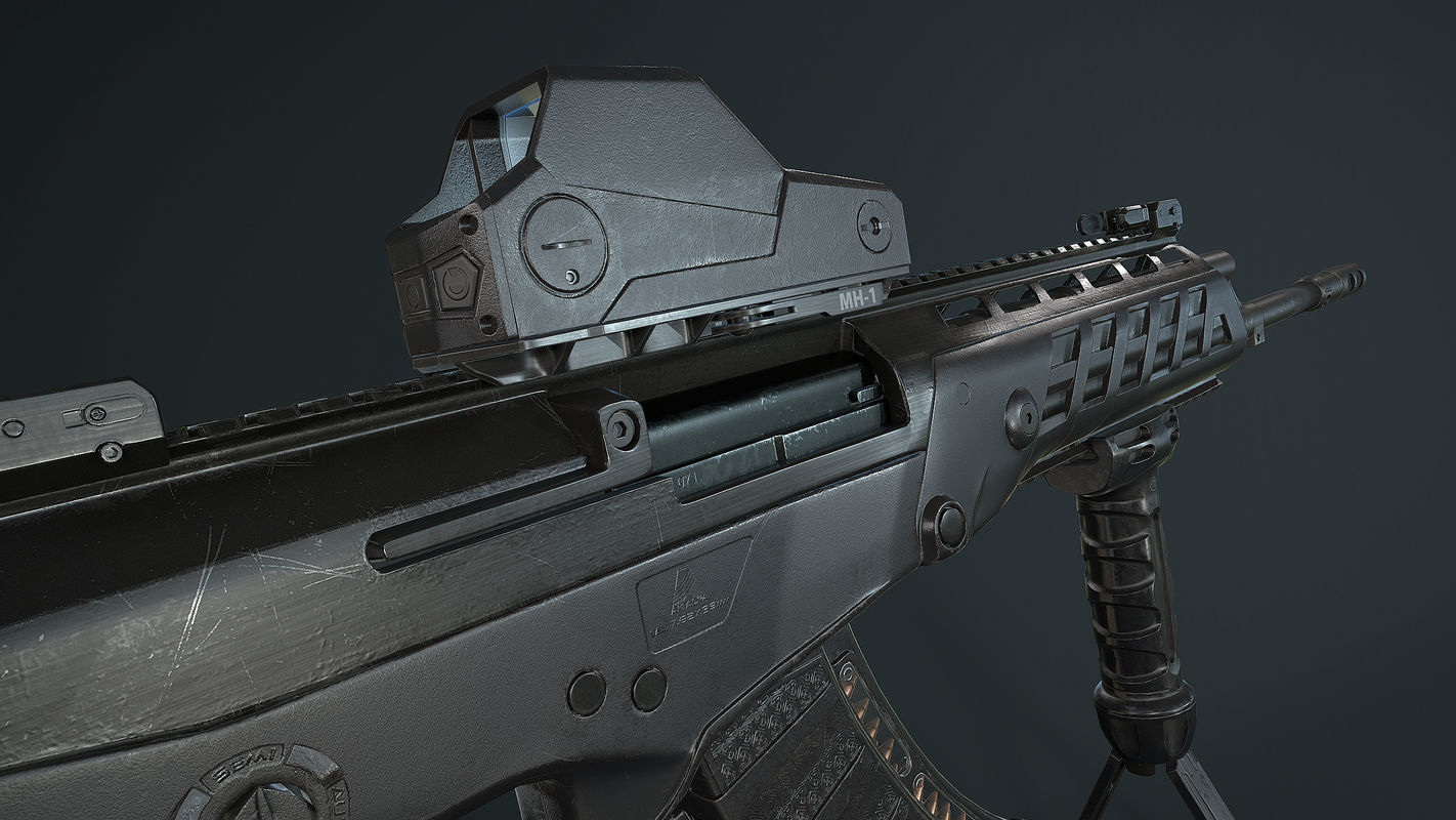 AK ALFA Low-poly 3D model_10