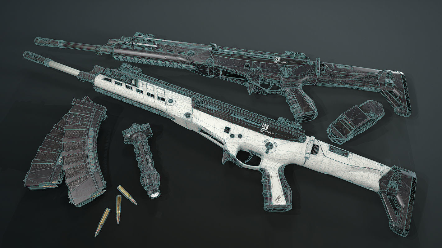 AK ALFA Low-poly 3D model_6