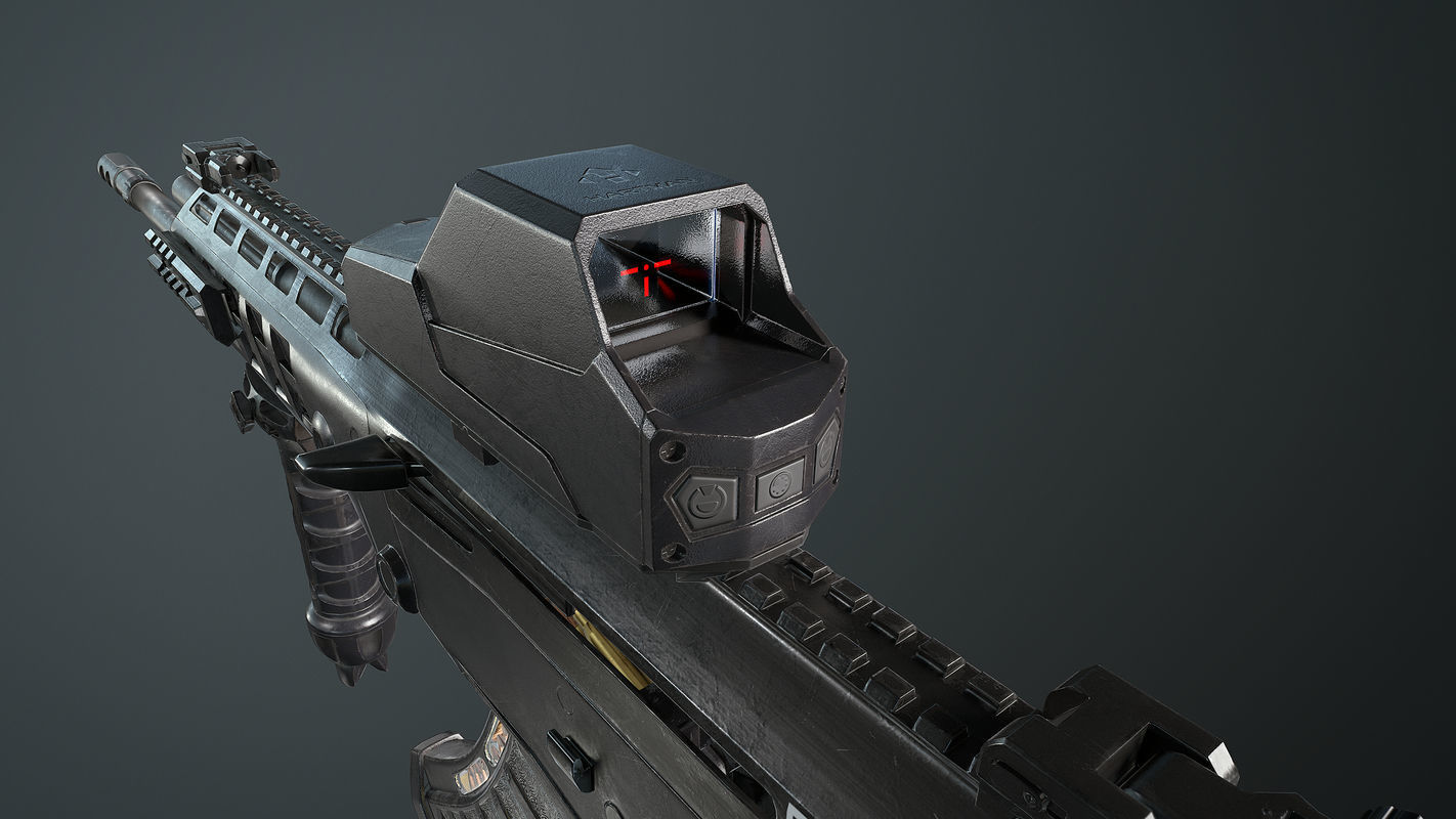 AK ALFA Low-poly 3D model_11