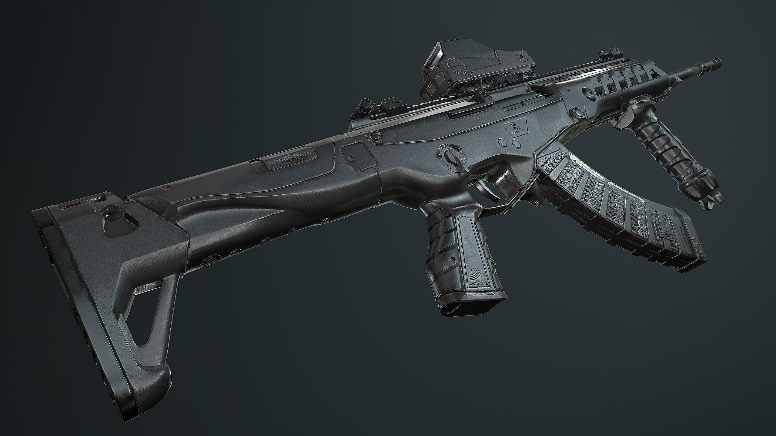 AK ALFA Low-poly 3D model_5