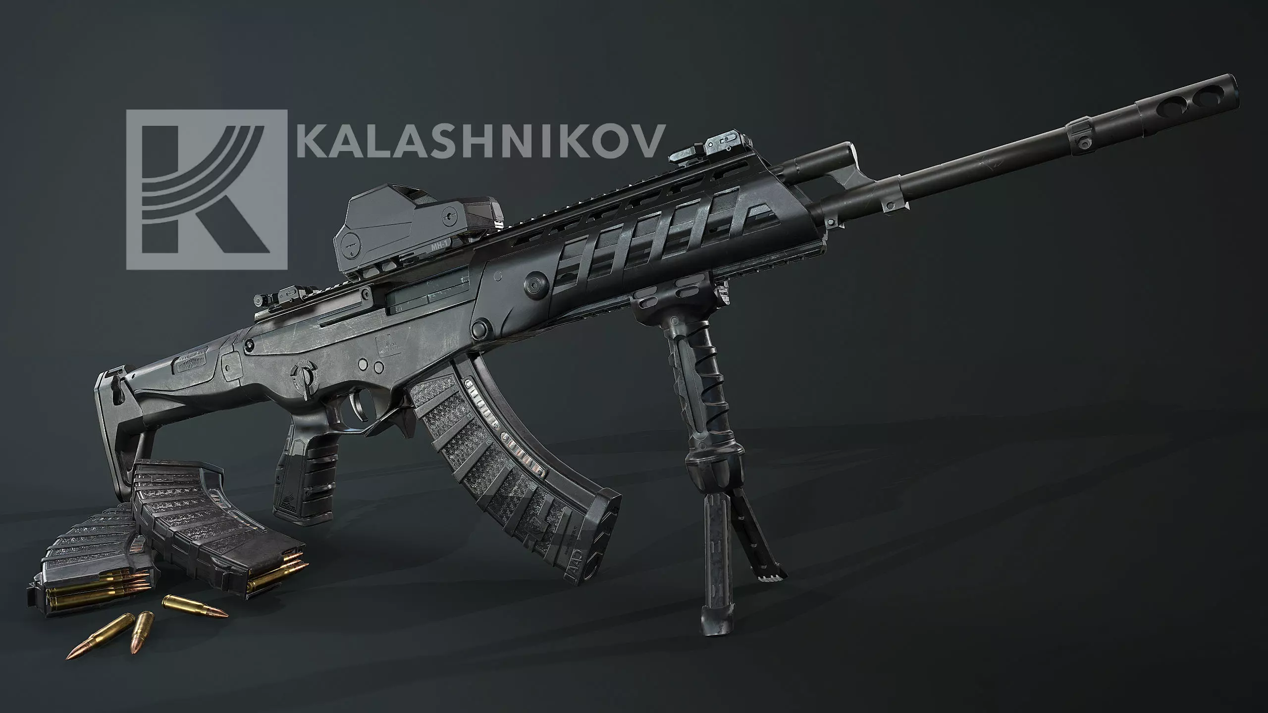 AK ALFA Low-poly 3D model_0