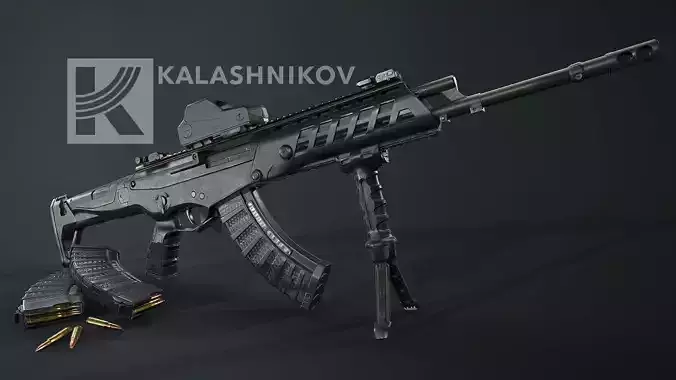 AK ALFA Low-poly 3D model