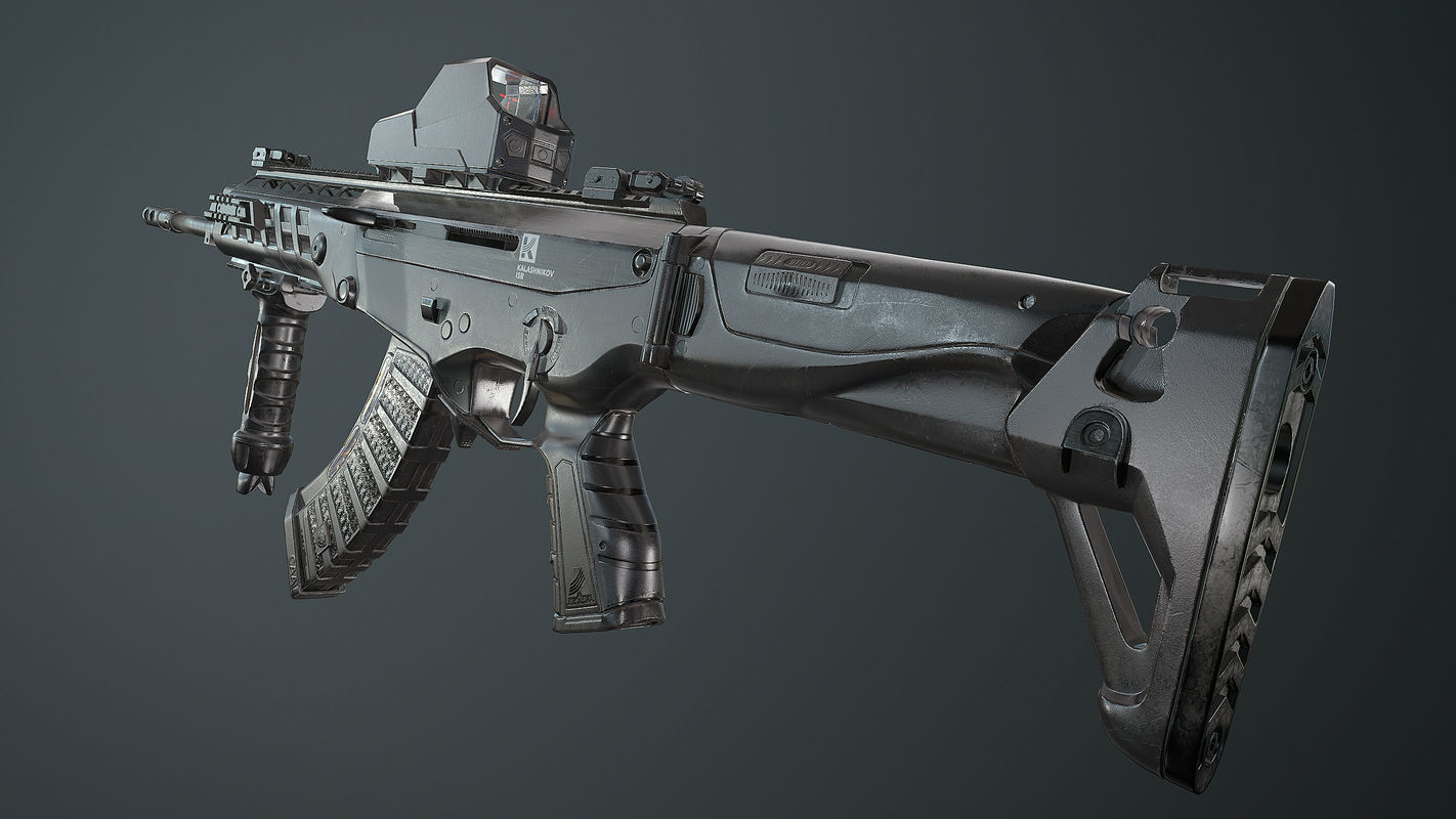 AK ALFA Low-poly 3D model_4