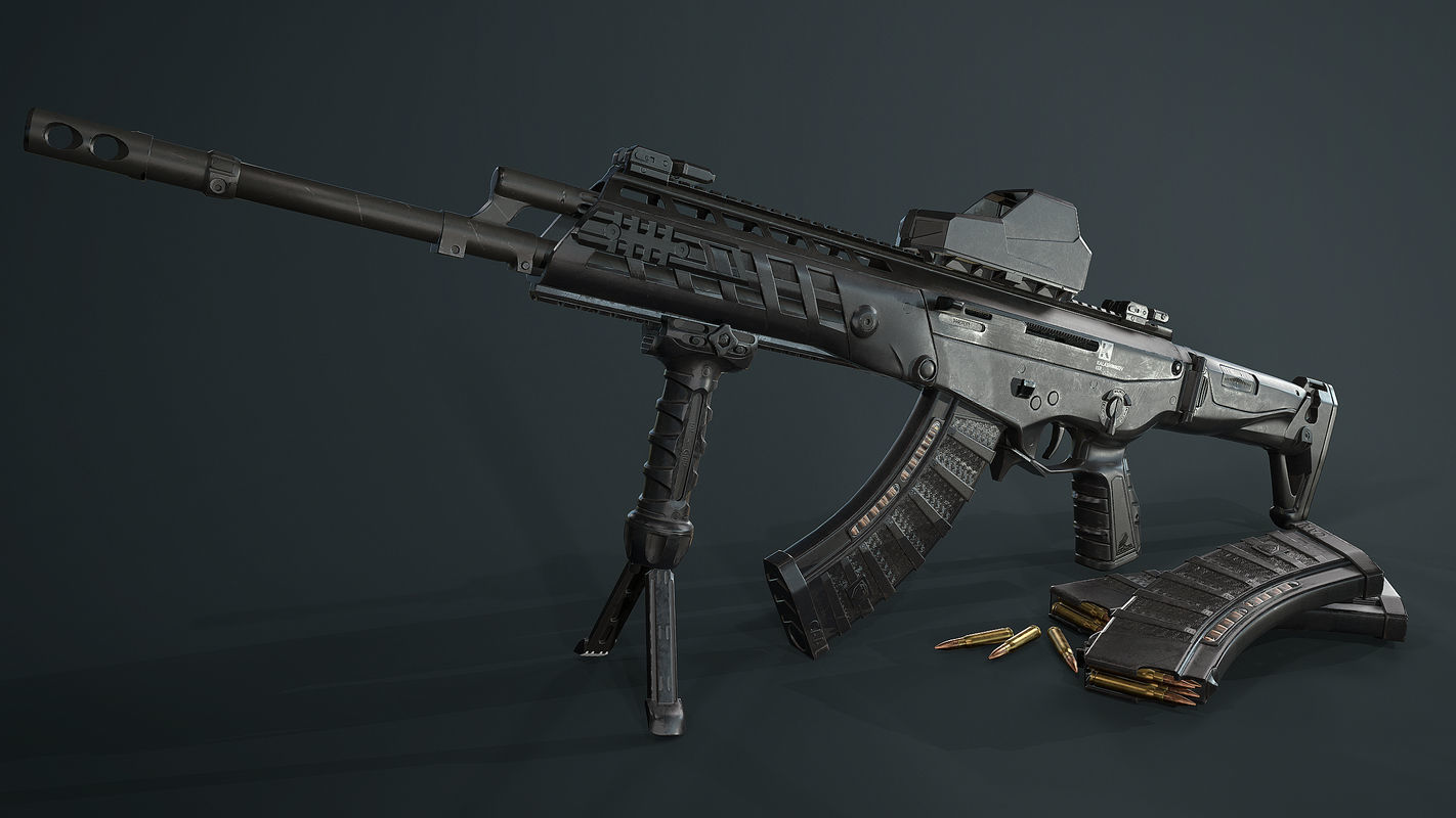 AK ALFA Low-poly 3D model_15