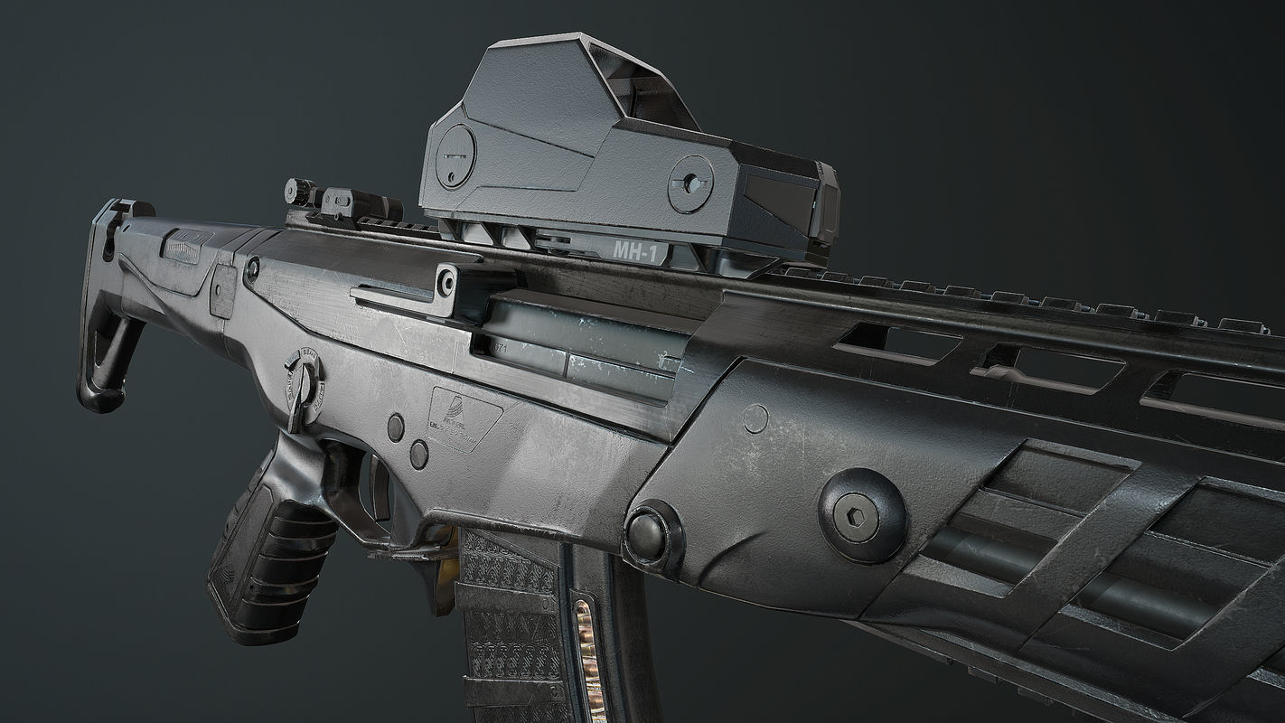 AK ALFA Low-poly 3D model_2