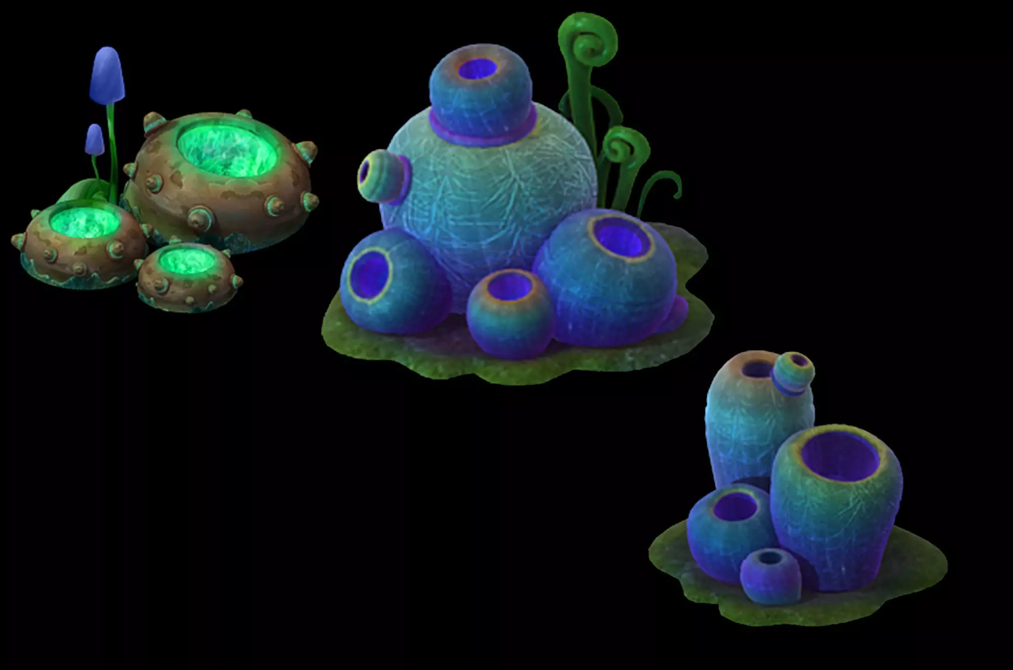 poisonous Mushrooms 3D model_0