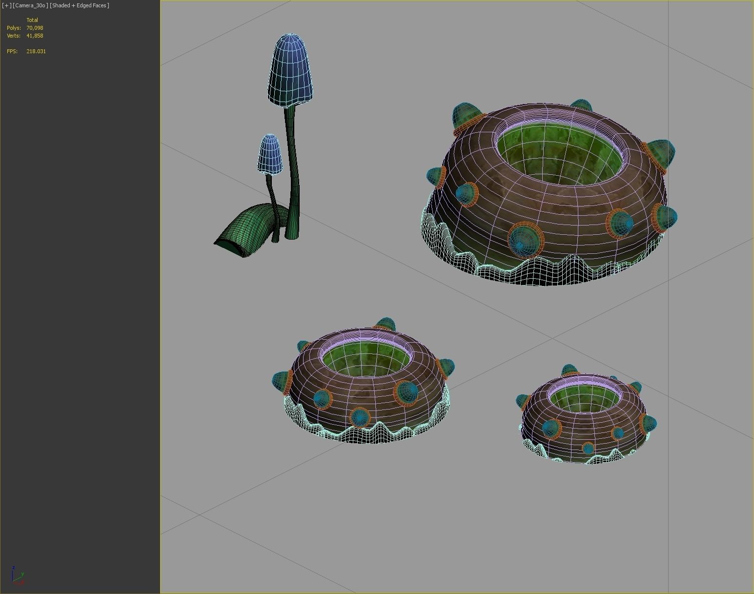 poisonous Mushrooms 3D model_2