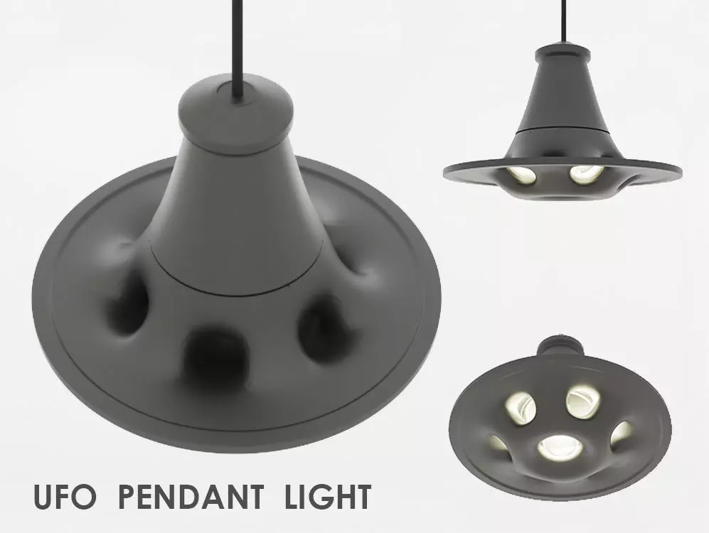 UFO Pendant Light 3D print model