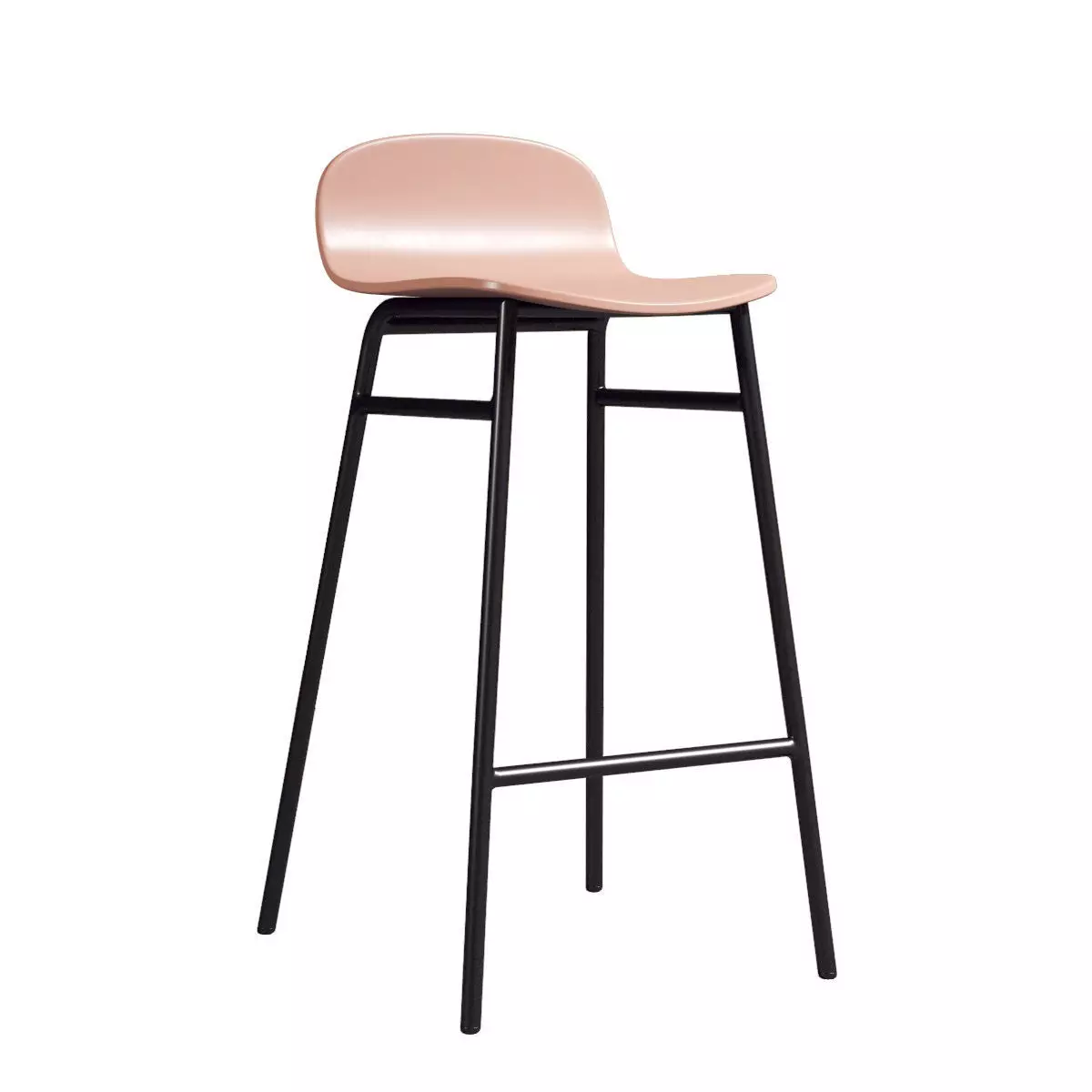 Bar Stool 01 3D model_0