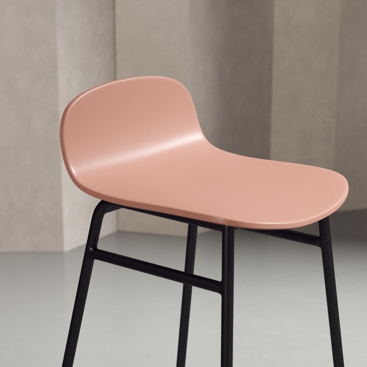 Bar Stool 01 3D model_3