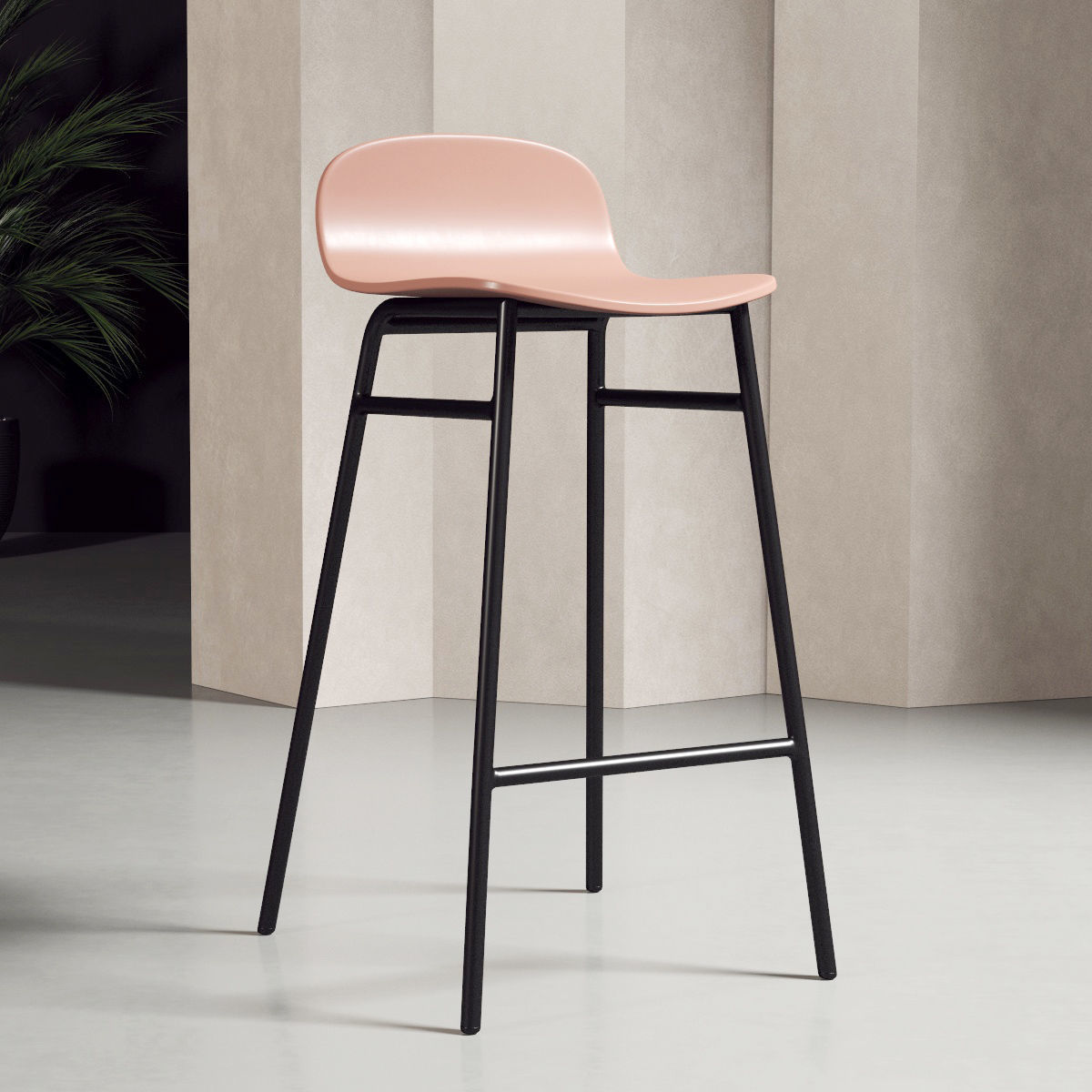 Bar Stool 01 3D model_1