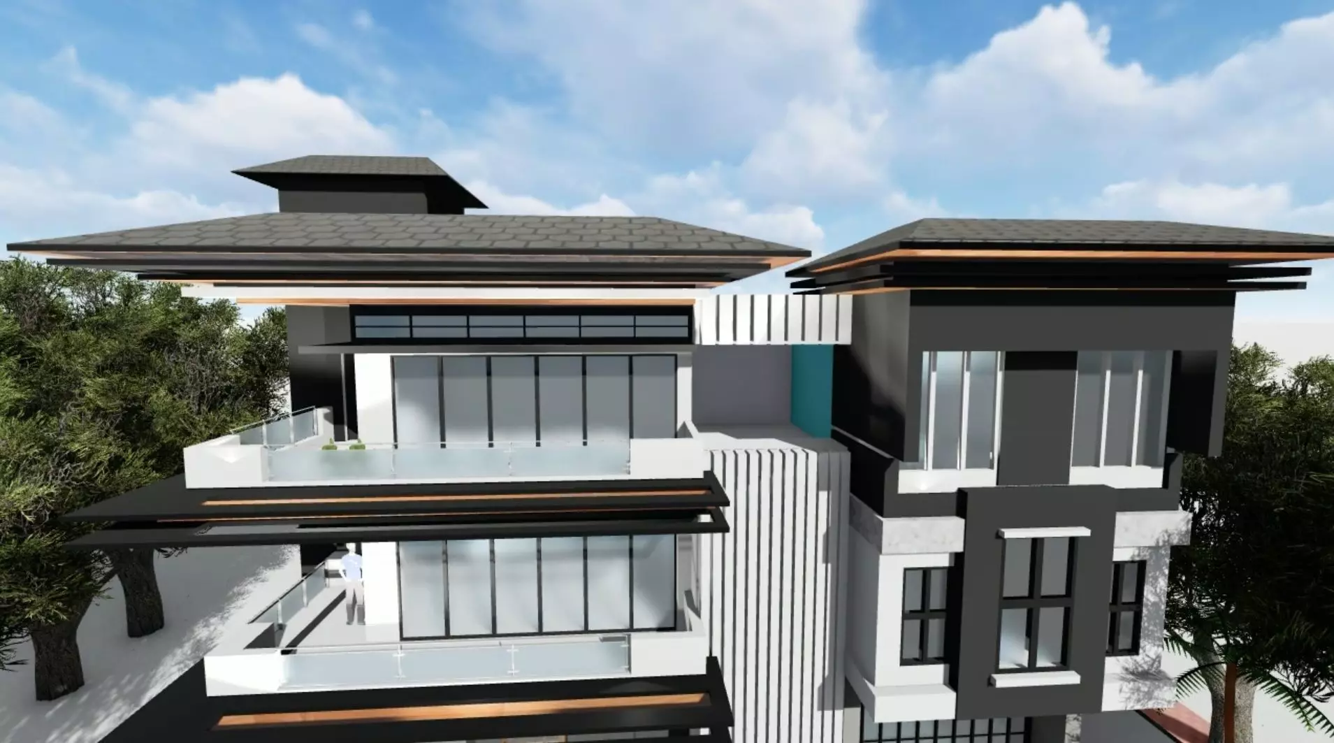 Home exterior 3D model_0