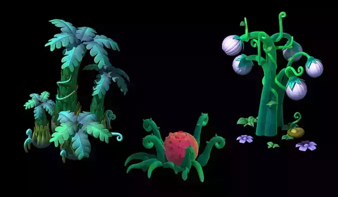 strange Flower game model