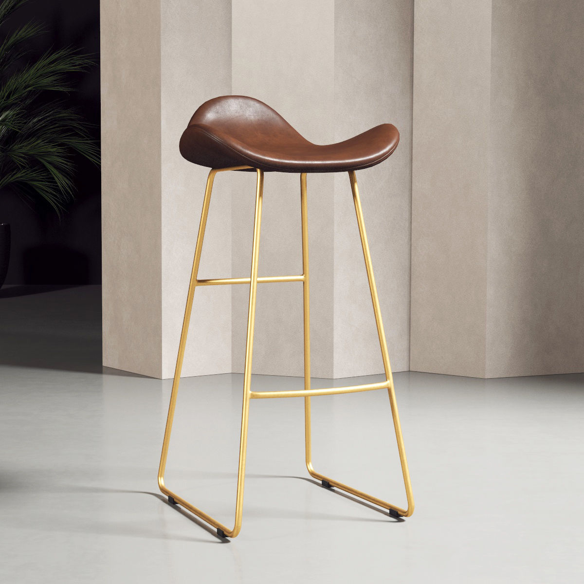 Bar Stool 02 3D model_1