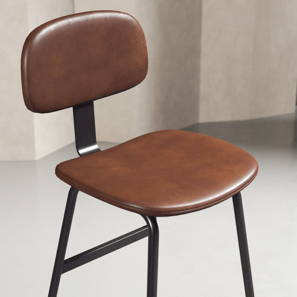 Bar Stool 04 3D model_3
