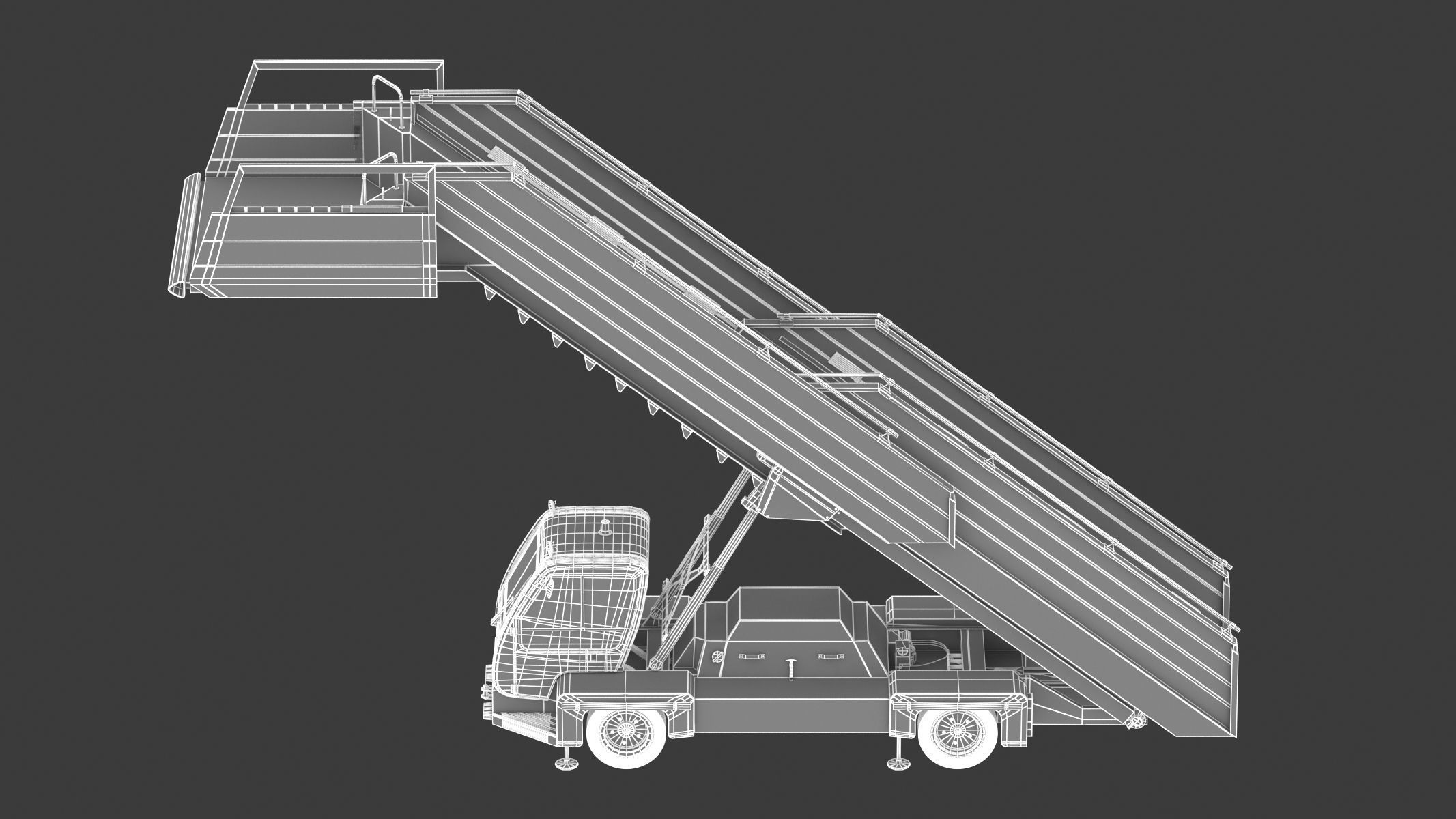 Passenger Steps Car 3D model_25