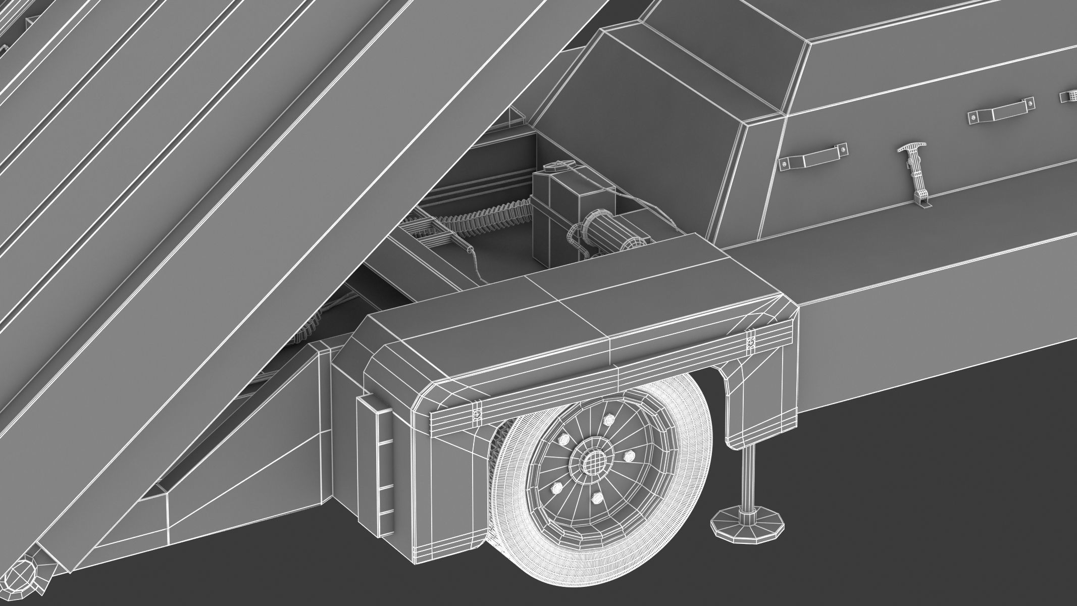 Passenger Steps Car 3D model_31