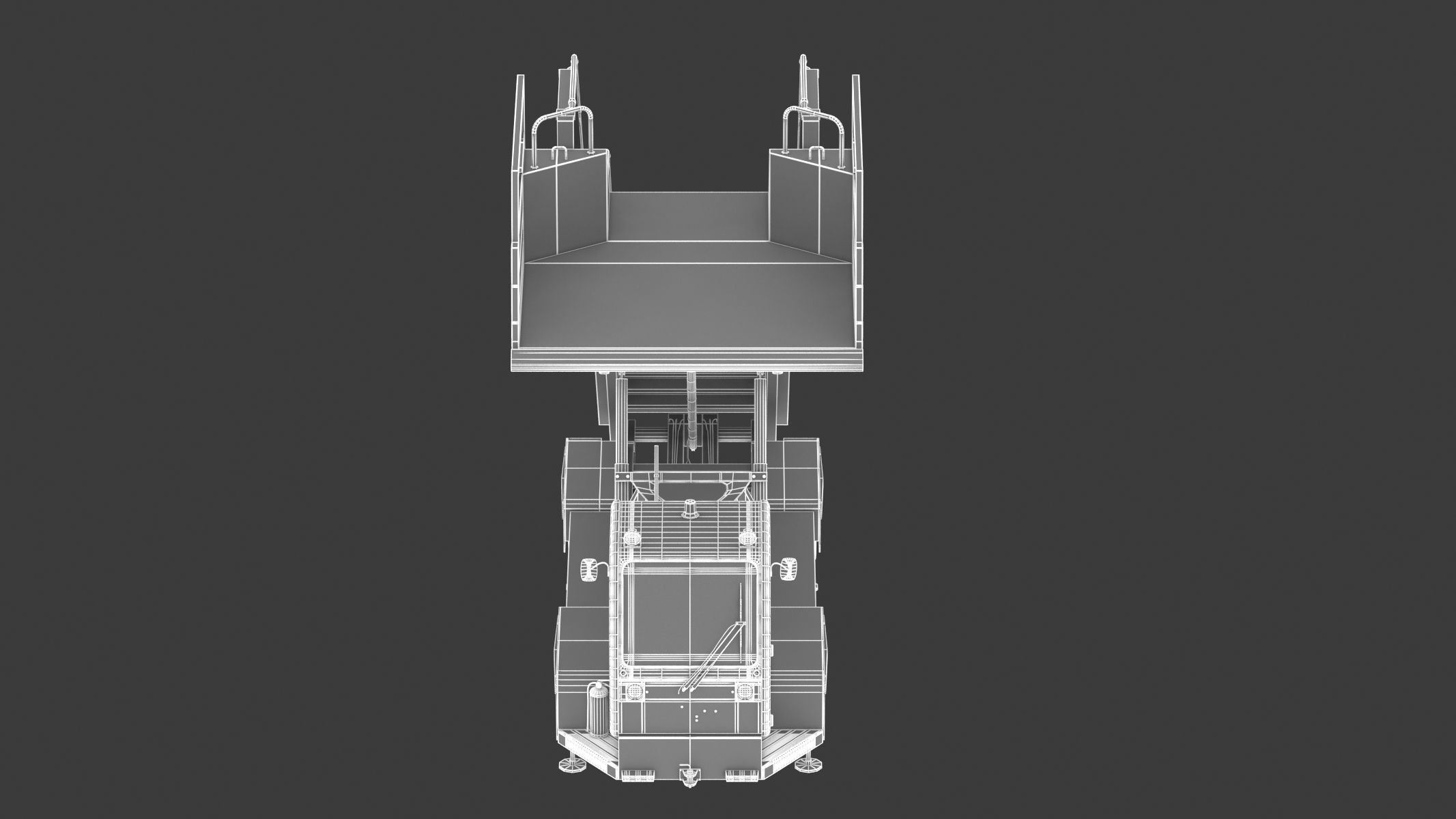 Passenger Steps Car 3D model_27