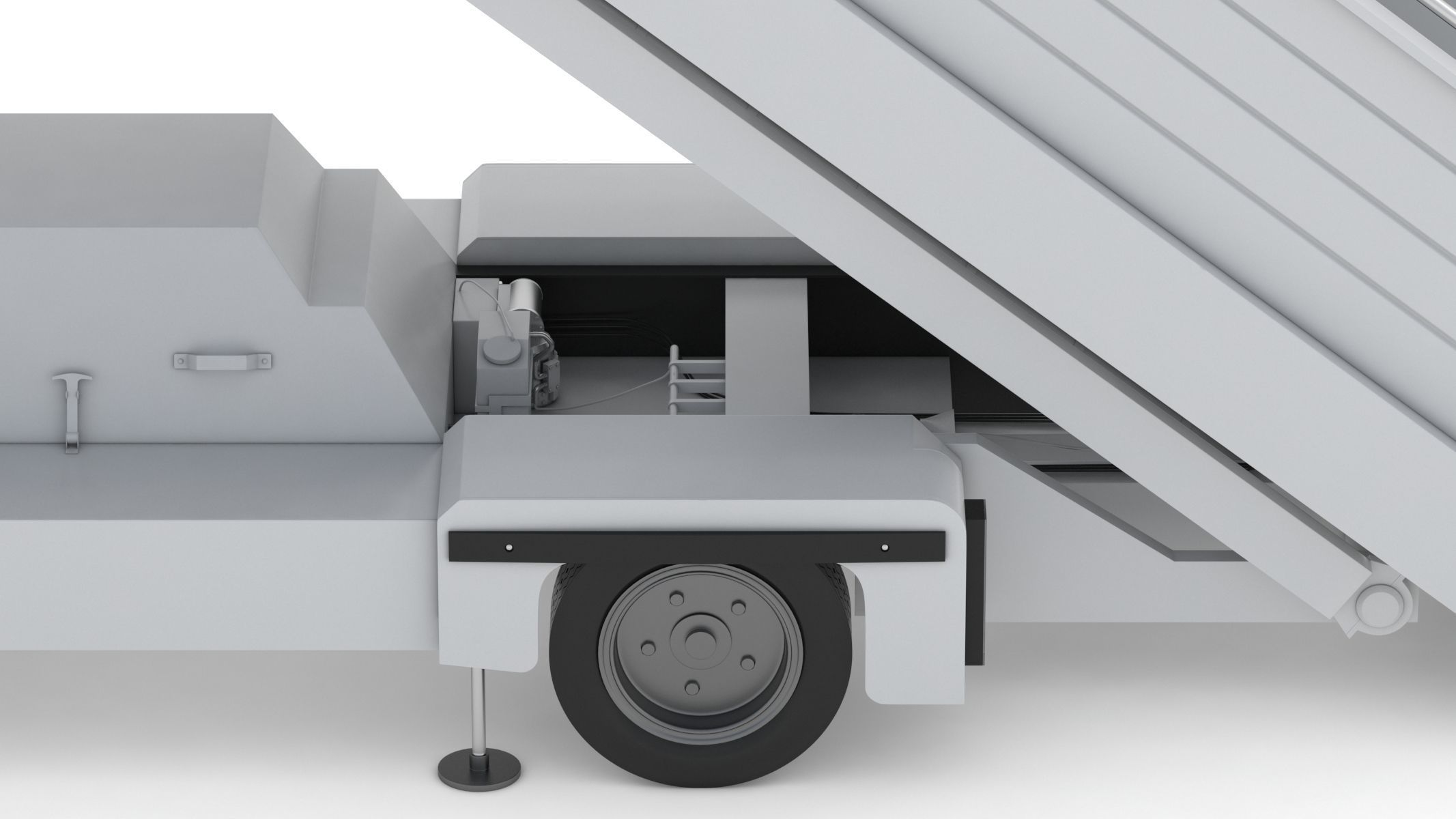 Passenger Steps Car 3D model_15