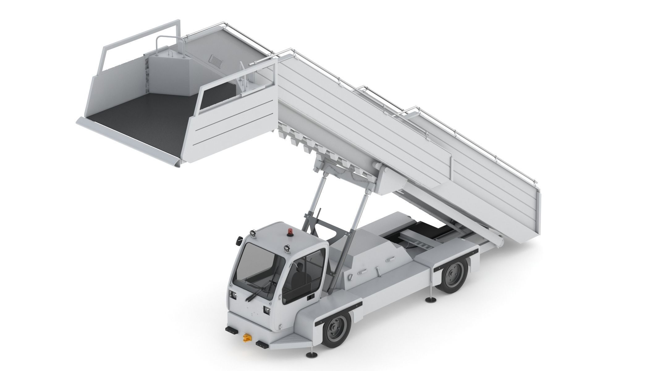 Passenger Steps Car 3D model_6