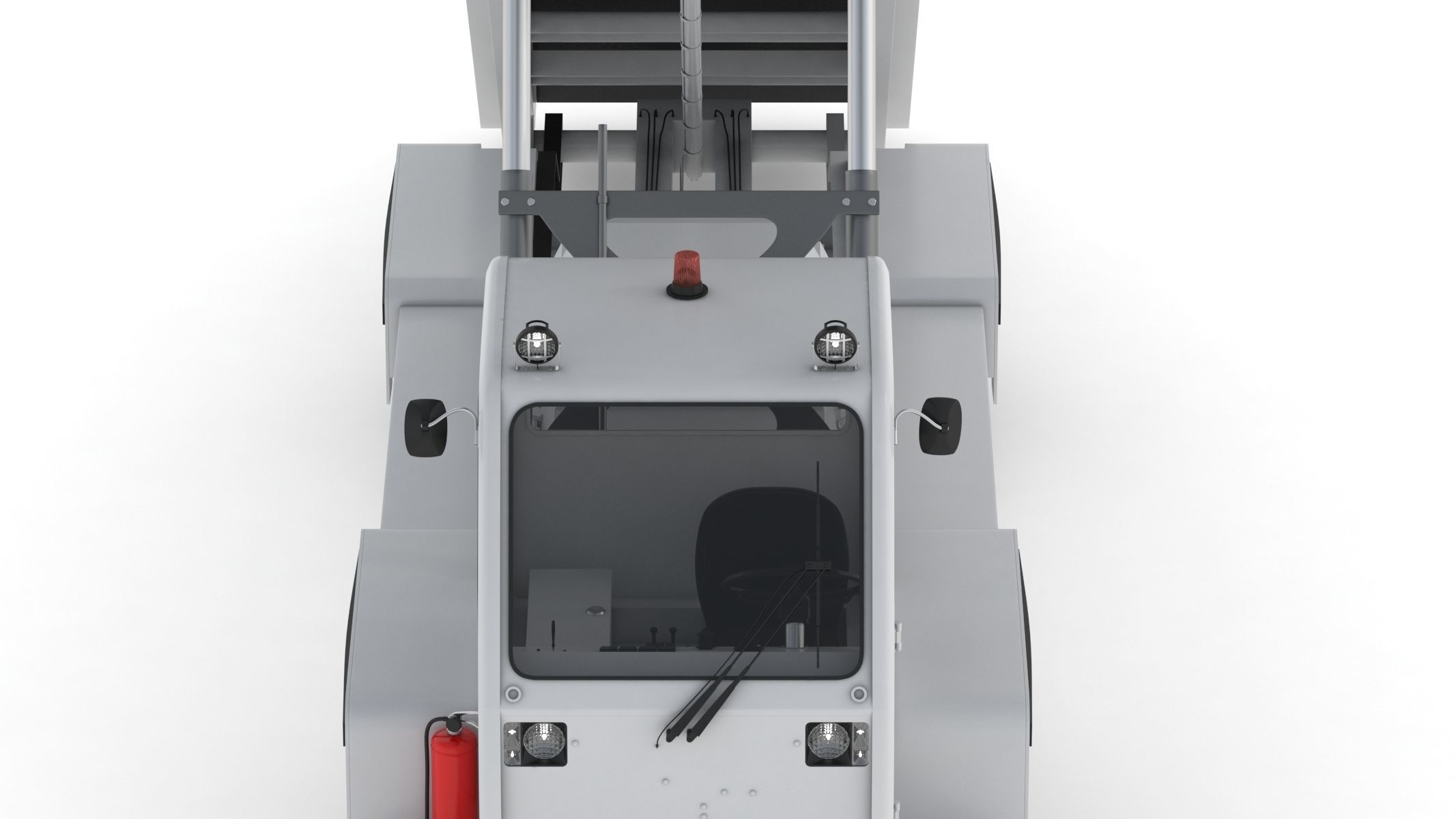 Passenger Steps Car 3D model_17