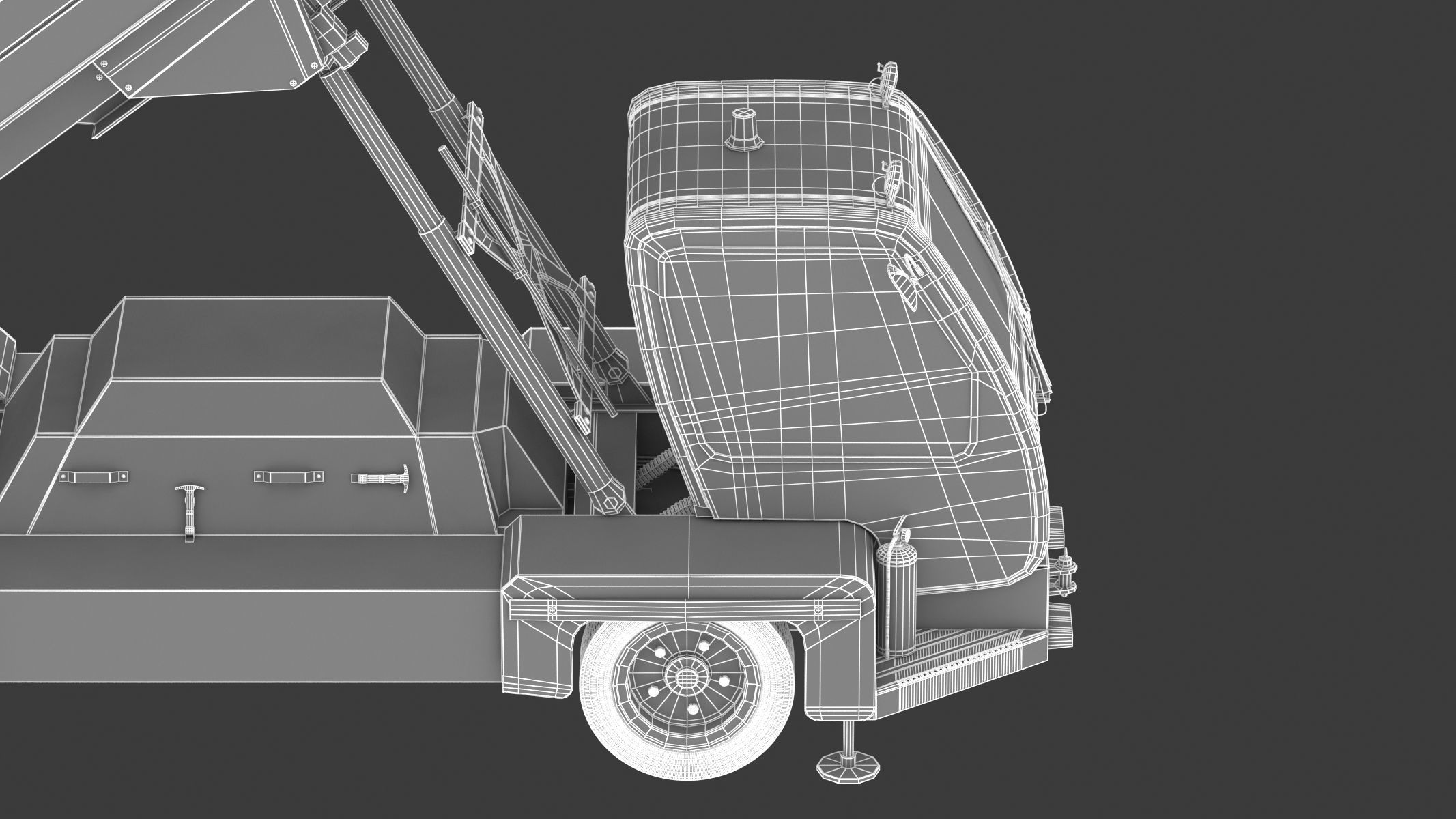 Passenger Steps Car 3D model_30