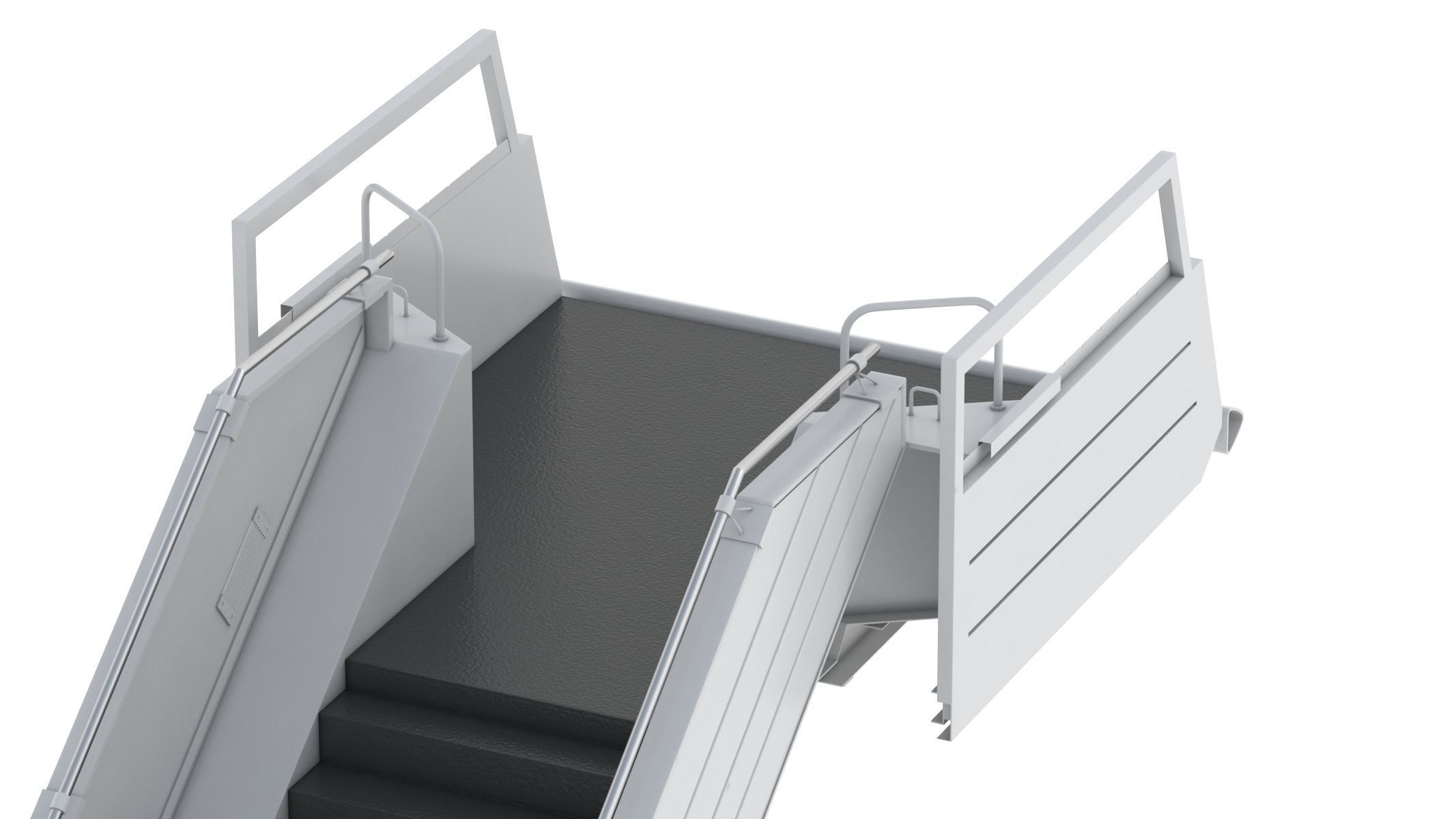 Passenger Steps Car 3D model_12