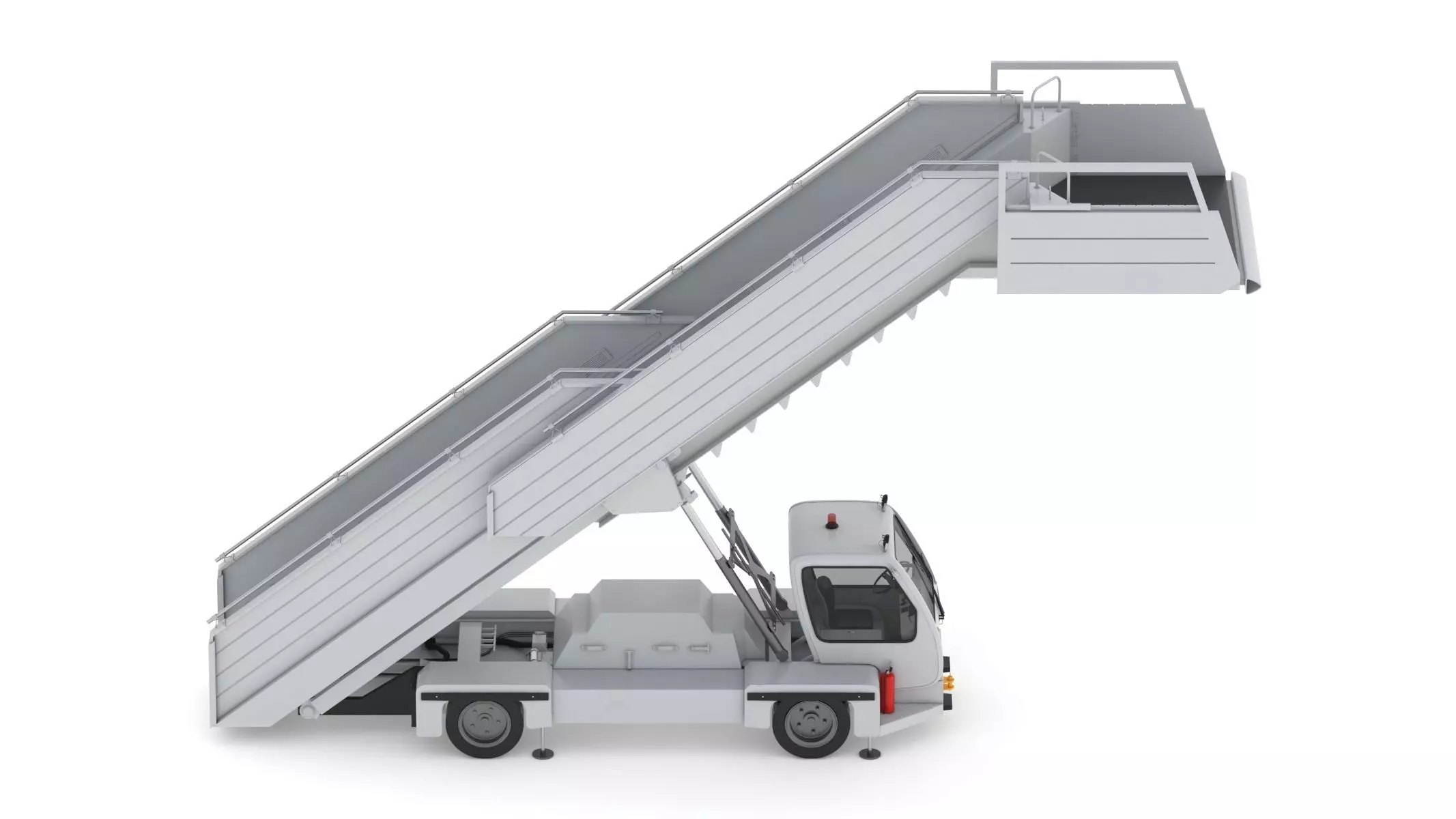 Passenger Steps Car 3D model_0