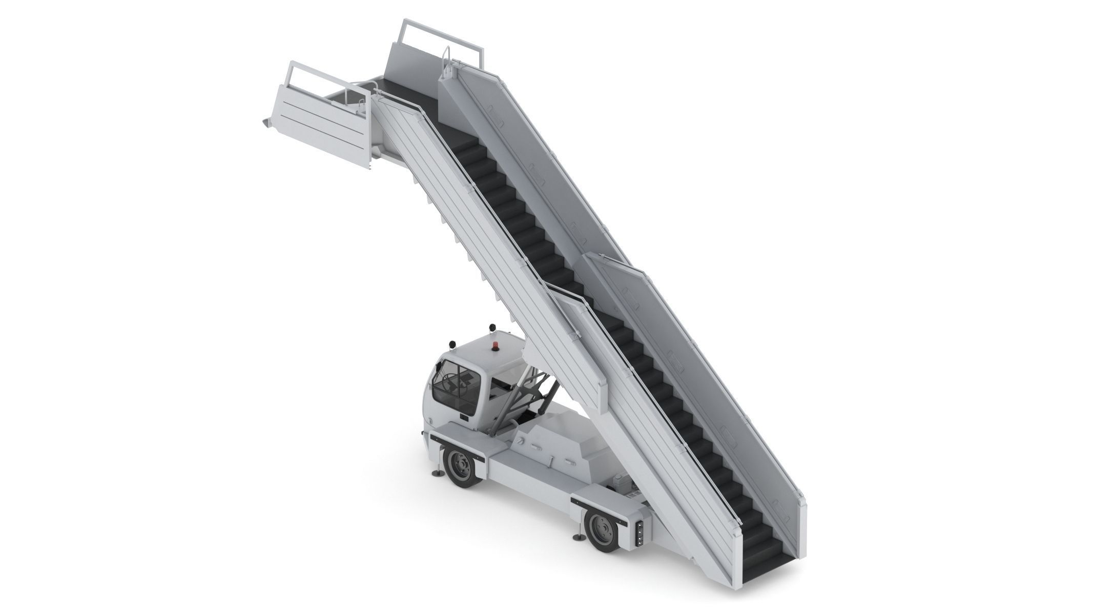 Passenger Steps Car 3D model_4