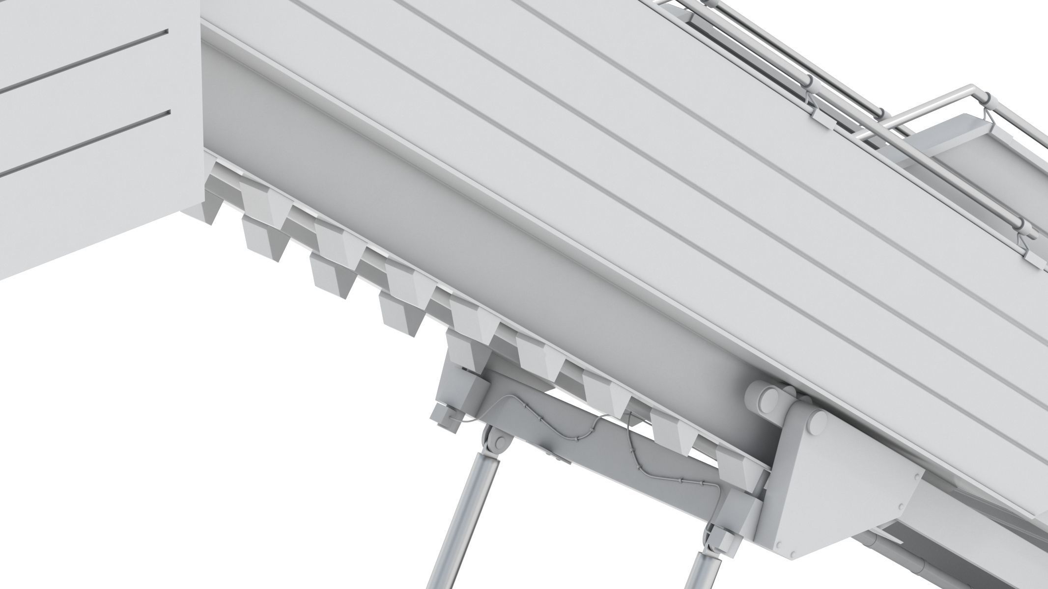 Passenger Steps Car 3D model_16