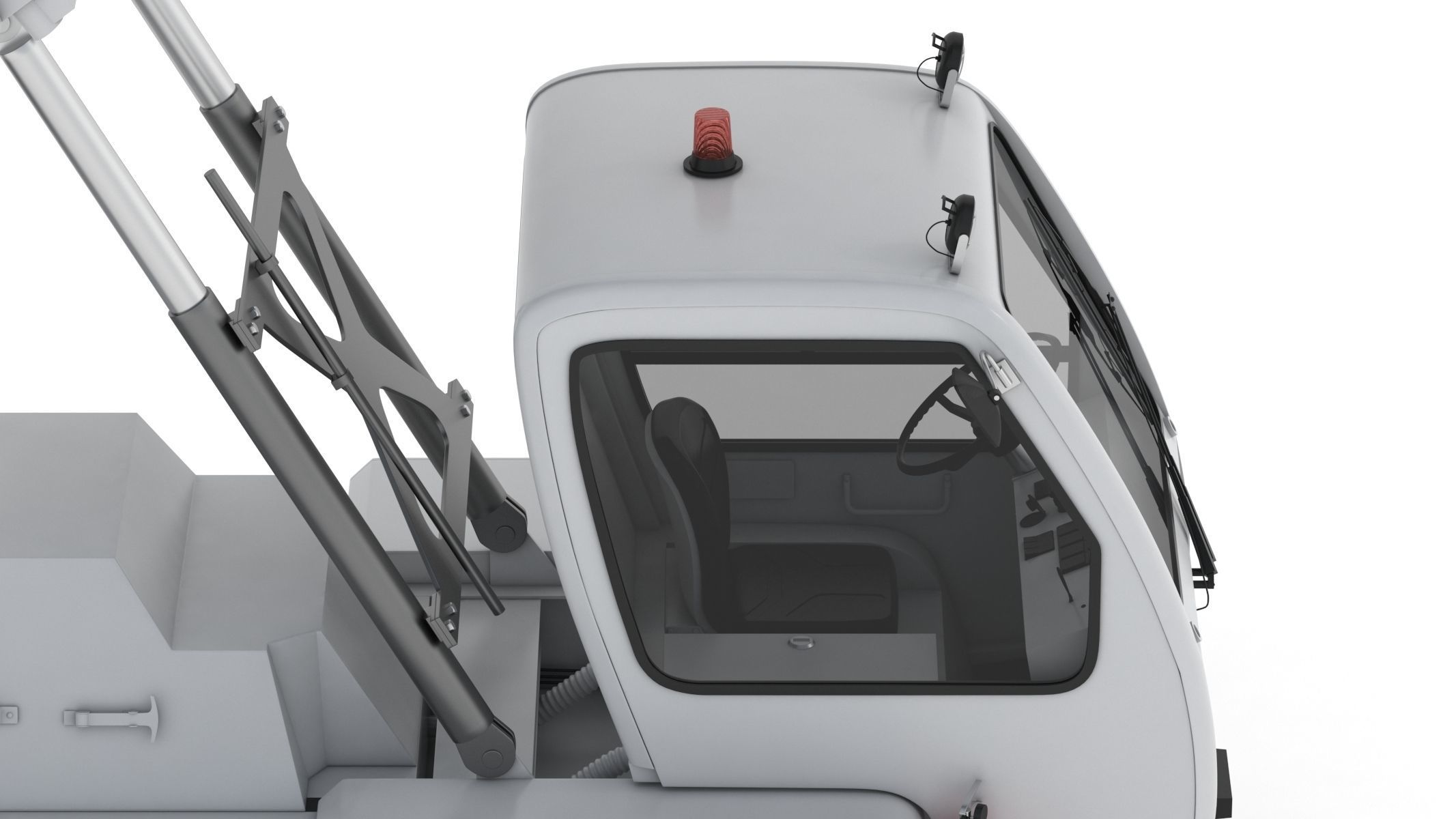 Passenger Steps Car 3D model_10