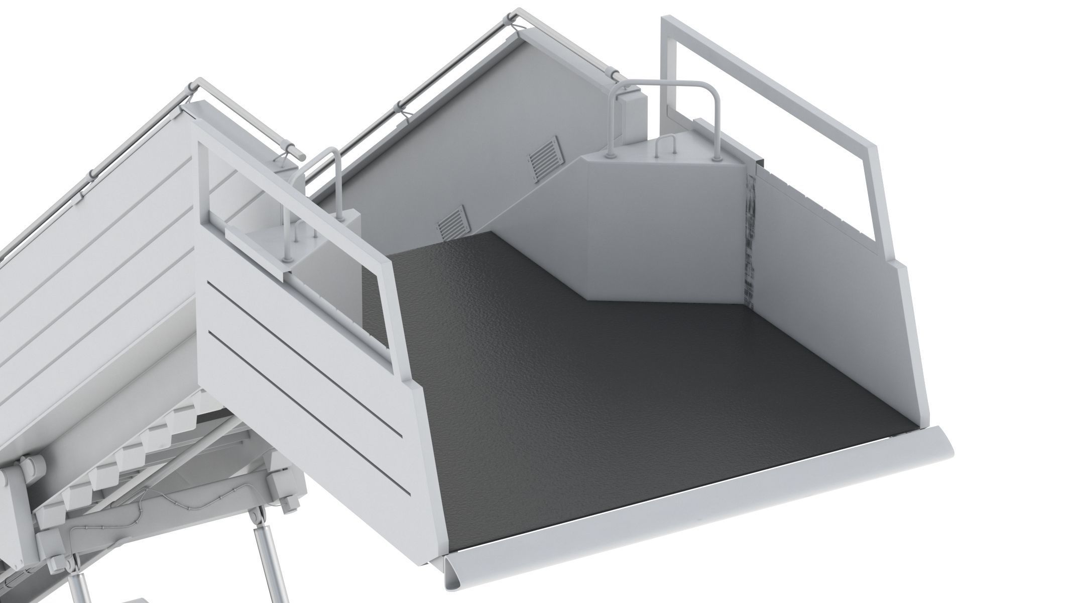 Passenger Steps Car 3D model_18