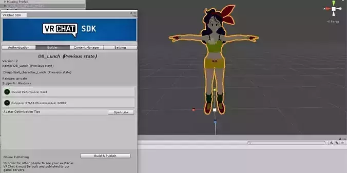 Dragon ball Character - Lunch 3D Model