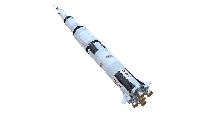 Saturn V 3D model