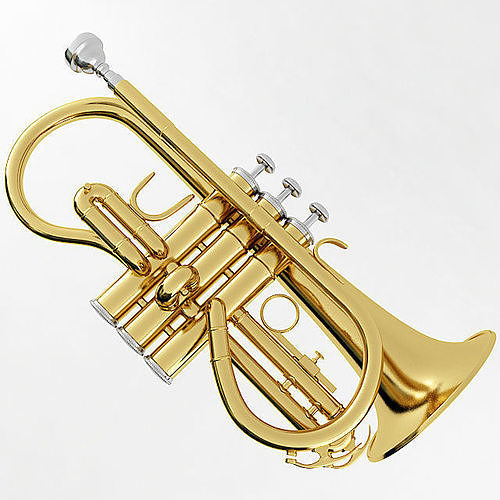 Soprano Cornet 3D model