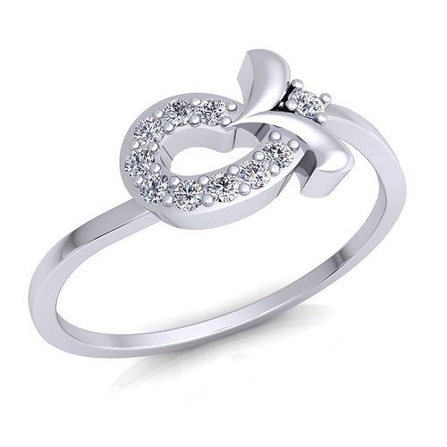 Fancy Woman Ring 3d Model Print  3D print model