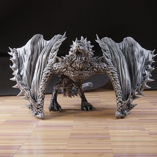 Dragon statue 3D print model