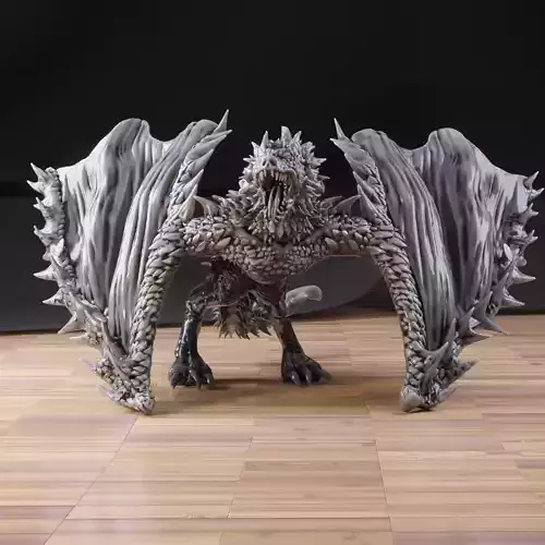 Dragon statue 3D print model