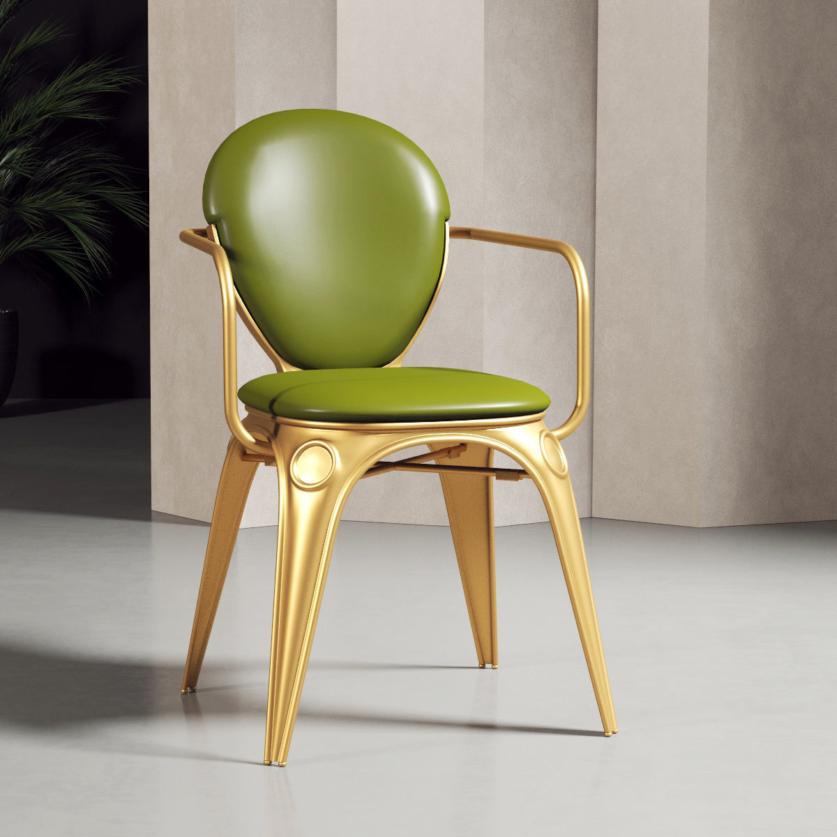 Armchair 05 3D model_2