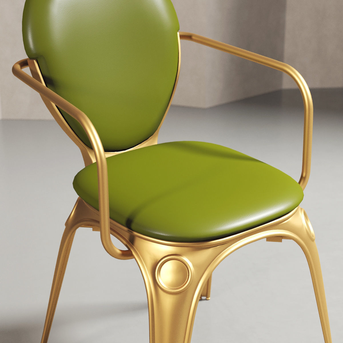Armchair 05 3D model_4