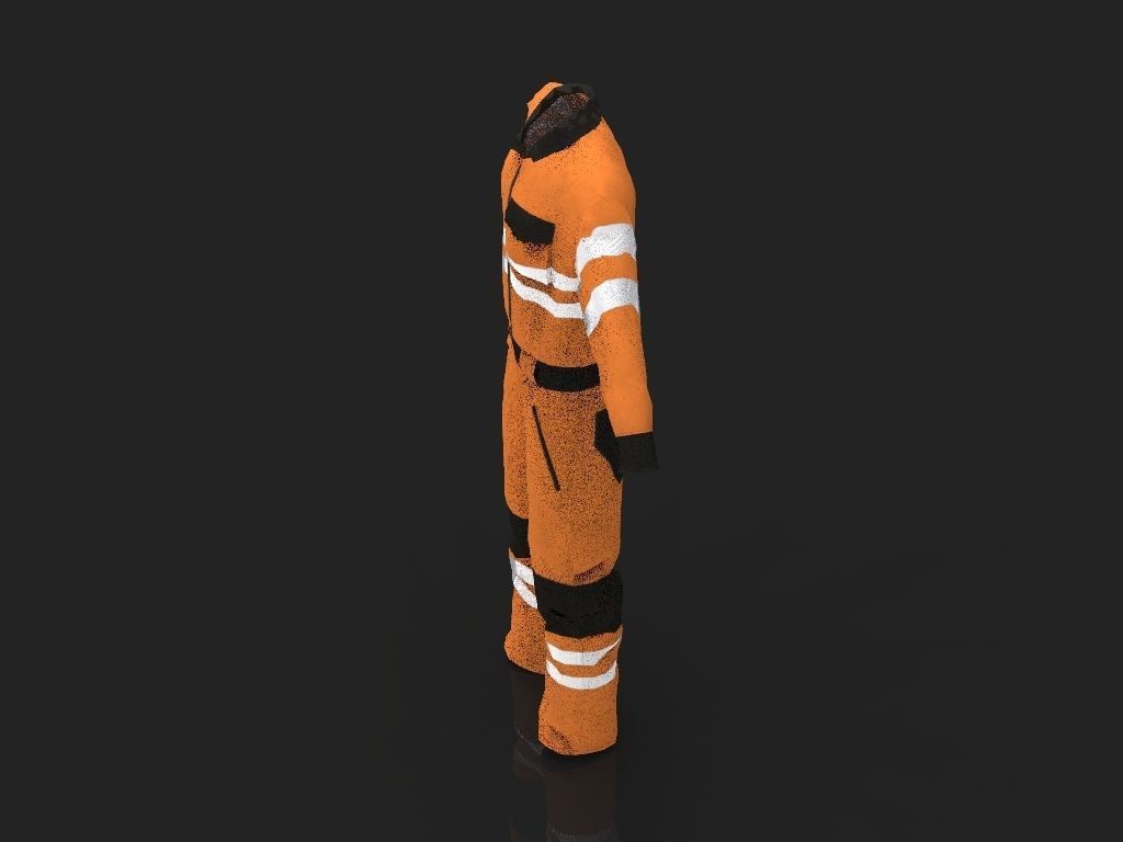 Safety Workwear Low-poly 3D model_12
