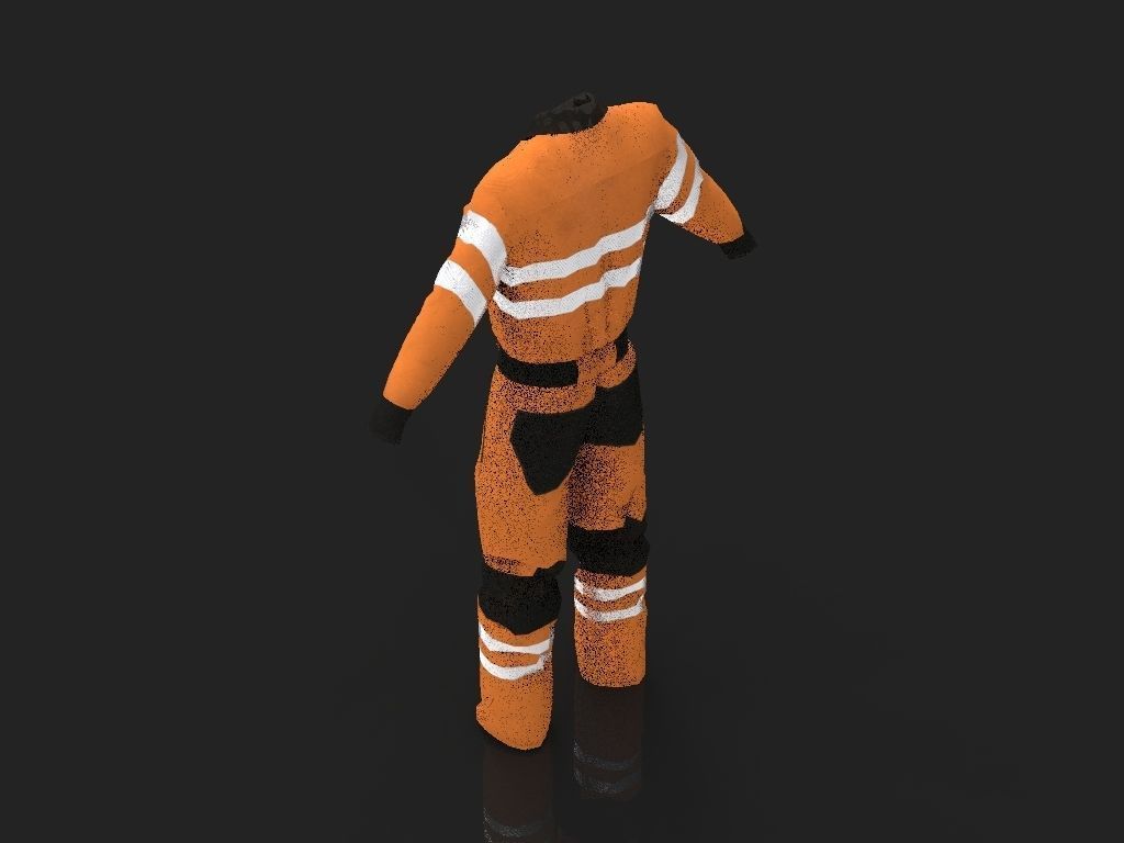 Safety Workwear Low-poly 3D model_15