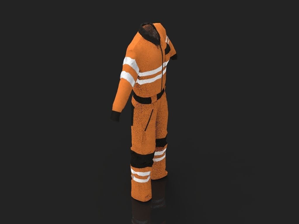 Safety Workwear Low-poly 3D model_24